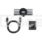 Веб-камера Logitech Brio MX 4K 3840x2160, 30 кадр/с, USB Type-C, микрофон (2 шт, шумоподавление), автоматическая фокусировка, автоосвещение, HDR, шторка приватности, универсальное крепление, светло-серый, фото6