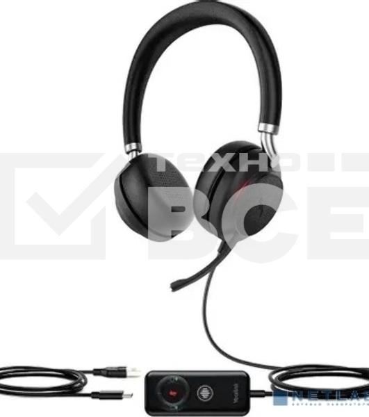 Гарнитура USB/Bluetooth Yealink UH38 Dual UC-BAT черный