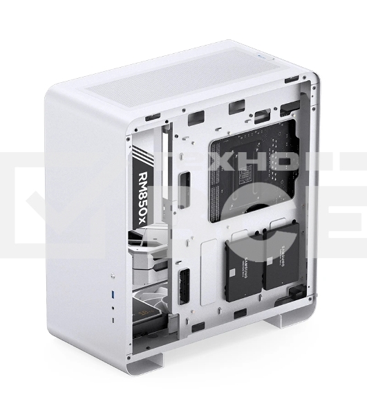 Корпус без блока питания Case JONSBO U4 PRO MESH, Midi-Tower, no fan, 1xUSB-A 3.2 + 1xUSB-C 3.2, ATX, mATX, mITX White