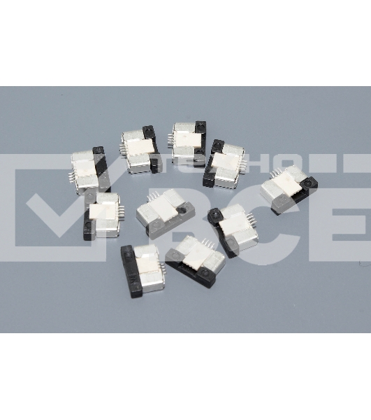 Разъем FPC Half Coverage Bottom Contact 0.5K-BX-4PWB 4 pin высота 2мм шаг 0,5мм 10 шт
