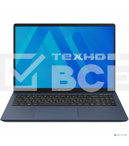 Ноутбук Maibenben Medio M647 M6471SF0HURE3 16' FHD IPS/AMD R7-4800H/16Gb/512Gb SSD/Win 11/синий (мышка + коврик)