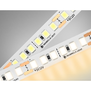 Светодиодная лента Ambrella light GS1301 2835 180Led/ 14.4W m/ 12V IP20 3000K/ 5000*8*1.2mm (2 конт.)