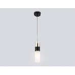 Подвесной светильник LH55101 BK/FR/TI черный/белый матовый/янтарь E14 max 40W D55*1500, фото6