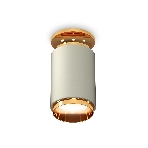 Светильник Ambrella Light XS6314121 SGR/PYG серый песок/золото желтое полированное MR16 GU5.3 (N6905, C6314, N6124), фото4