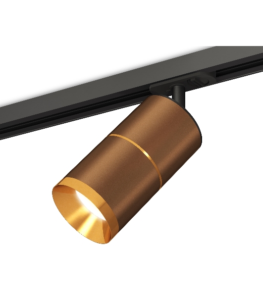 Светильник Ambrella light XT7404002 SCF/PYG/SBK кофе песок/золото желтое полированное/черный песок MR16 GU5.3