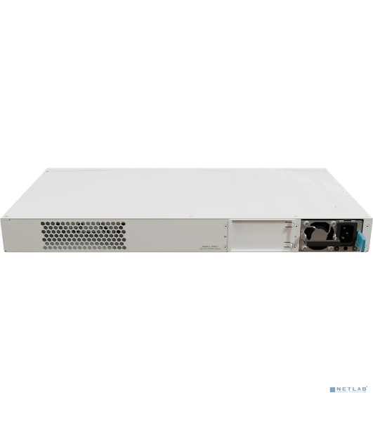 Коммутатор MikroTik CRS320-8P-8B-4S+RM Cloud Router Switch with dual-core 800 MHz CPU, 256 MB RAM, 98DX226S switch chip, 17 x Gigabit Eth ports (8 x 802.3af/at, 8 x 802.3bt PoE-out), 4 x 10G SFP+ ports, RouterOS L5, 1U rackmount enclosure, 600W PSU