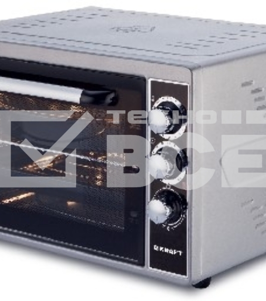 Мини-печь Kraft KF-MO3801GR серый, 38 л