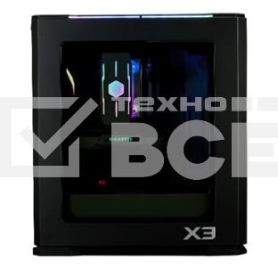 Компьютерный корпус ZALMAN X3, ATX, BLACK, WINDOW, 2x3.5