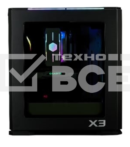 Компьютерный корпус ZALMAN X3, ATX, BLACK, WINDOW, 2x3.5