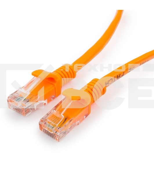 Патч-корд UTP Cablexpert кат. 5e, 1м, литой, многожил. (оранжевый)