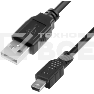 Кабель Greenconnect Кабель интерфейсный USB 2.0 1.8m Premium AM/mini 5P, 28/28 AWG двойное экранирование, антифриз, черный