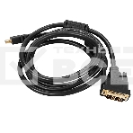 Шнур HDMI - DVI-D с фильтрами, длина 2 метра (GOLD) (PE пакет) Rexant, фото4