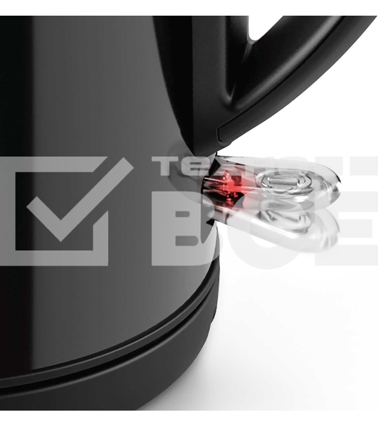 Чайник электрический Bosch TWK3P423 1.7л. 2400Вт черный (корпус: нержавеющая сталь)