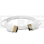 Ультратонкий кабель GCR HDMI2.0 для AppleTV, SLIM, 1.5m, белый, OD3.8mm, HDR 4:2:0, Ultra HD, 4K60Hz, 18.0 Гбит/с, 32/32 AWG GCR, фото2