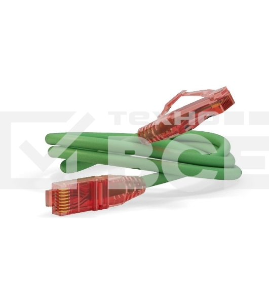 Патч-корд Hyperline PC-LPM-UTP-RJ45-RJ45-C5e-1.5M-LSZH-GN Патч-корд U/­UTP, Cat.5е, LSZH, 1.5 м, зеленый 
