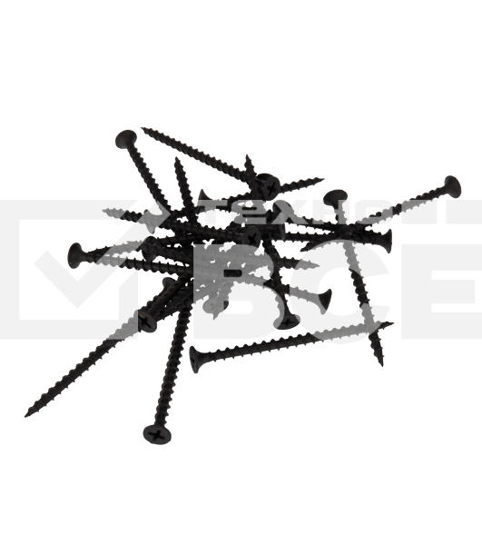 Саморез гипсокартон-дерево KRANZ 3,8х65, пакет (500 шт/уп)