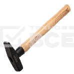 Молоток слесарный Denzel 300 г, кованый квадратный боек, буковая рукоятка, фото5