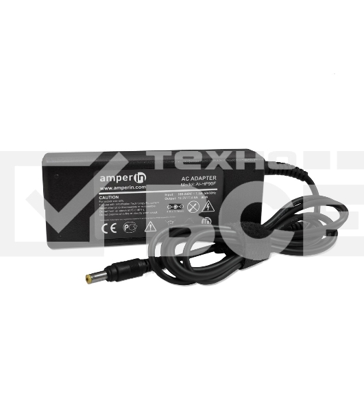 Блок питания (сетевой адаптер) Amperin AI-HP90F для ноутбуков HP PPP012L-S 18.5V 4.9A 4.8x1.7