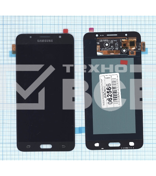 Дисплей для Samsung Galaxy J7 (2016) SM-J710F в сборе с тачскрином (OLED) черный