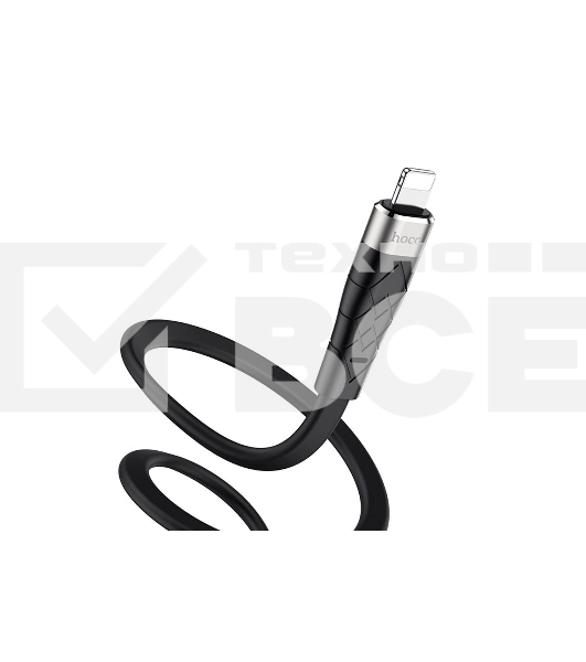 Кабель HOCO USB X53 Angel для Lightning, 2.4А, 1м, черный