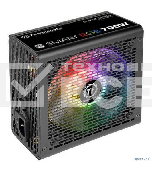 Блок питания Thermaltake Smart RGB (PS-SPR-0700NHSAWE-1), 700Вт, 80 PLUS, 120мм, черный