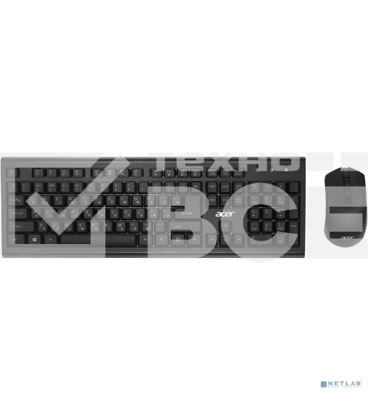 Клавиатура + мышь Acer OKR120 клав:черный мышь:черный USB беспроводная Multimedia