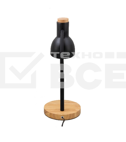 Светильник настольный СТАРТ CT84, E27, до 40Вт, 1,5м, черный