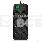 Сетевой фильтр SVEN SF-08E-16 (3 м 8 розеток с защитными шторками,16А) черный, цветная коробка, фото3