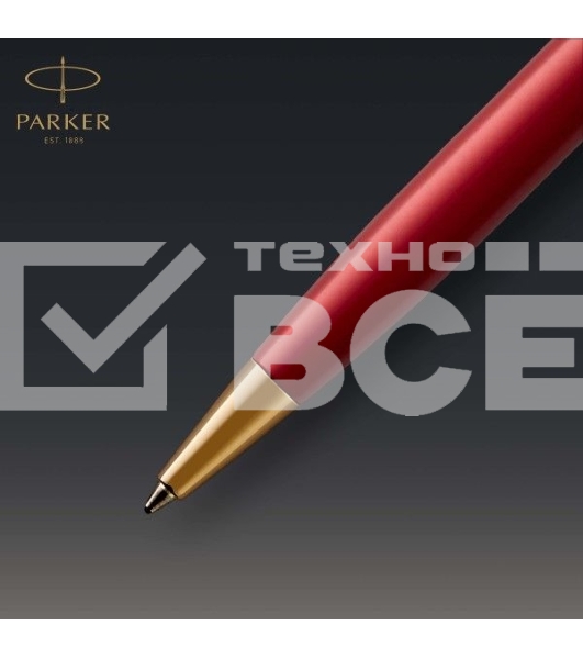 Ручка шариковая Parker Sonnet Core K539 (CW1931476) LaqRed GT M черн. черн. подар.кор.