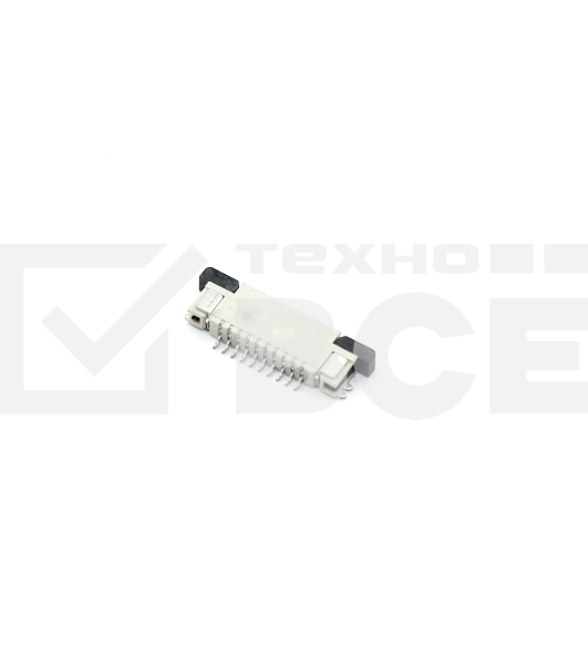 Разъем FPC  Half Coverage Top Contact 0.8K-BS-10PWB 10 pin высота 2мм шаг 0,8мм