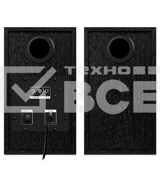 Колонки Sven SPS-614 2.0 (2x20W, Bluetooth, дерево, black)