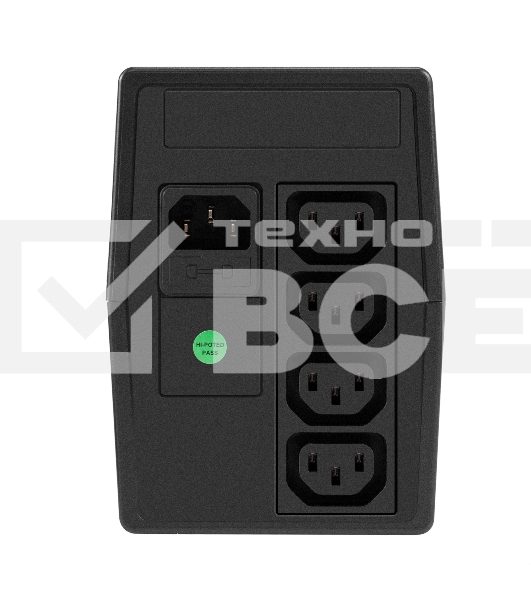 Источник бесперебойного питания ExeGate Power NB-650.LED.AVR.4C13 (650VA/390W, LED, AVR, 4*C13, батарея 12V 7Ah, черный)