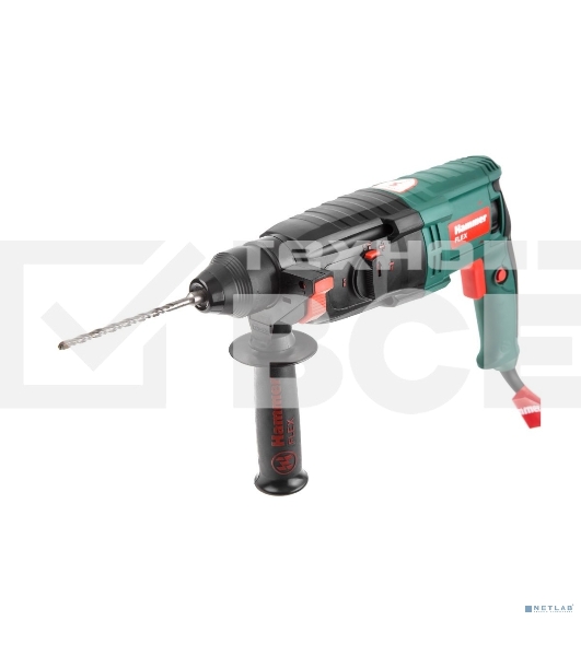 Перфоратор Haммer Flex PRT800D 800 Вт SDS+ 26мм 0-1245об/мин 2.6Дж 3 режима кейс