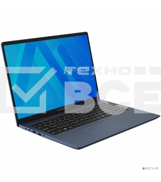 Ноутбук Maibenben Medio M647 M6471SF0HURE3 16' FHD IPS/AMD R7-4800H/16Gb/512Gb SSD/Win 11/синий (мышка + коврик)