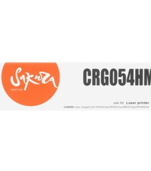 Картридж лазерный Sakura CRG054HM для Canon i-SENSYS LBP 621Cw/623Cdw, MF 641Cw/643Cdw/645Cx, пурпурный, 2300 к.