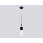 Подвесной светильник LH55101 BK/FR/TI черный/белый матовый/янтарь E14 max 40W D55*1500, фото5
