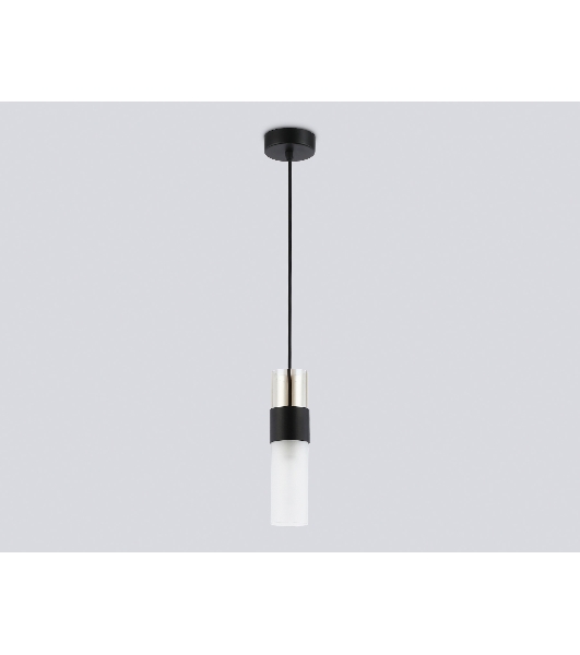 Подвесной светильник LH55101 BK/FR/TI черный/белый матовый/янтарь E14 max 40W D55*1500