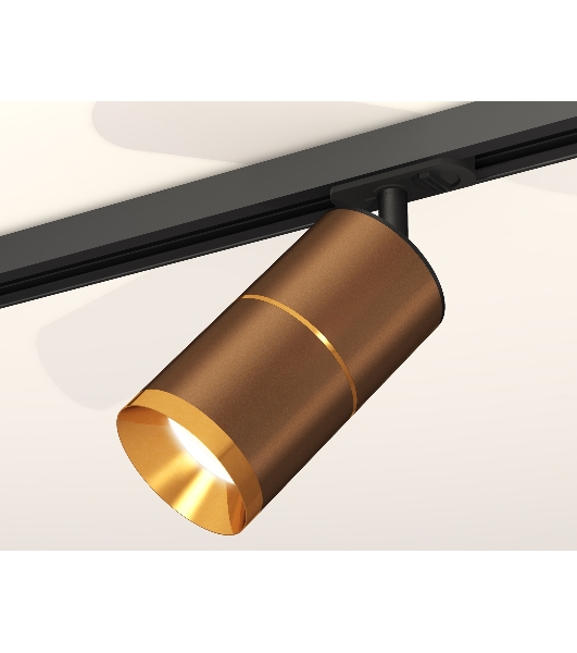 Светильник Ambrella light XT7404002 SCF/PYG/SBK кофе песок/золото желтое полированное/черный песок MR16 GU5.3