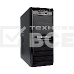 Компьютерный корпус Exegate EX278395RUS Miditower Exegate XP-329S Black, ATX, <XP350, Black,120mm>, 2*USB, Audio, фото 1