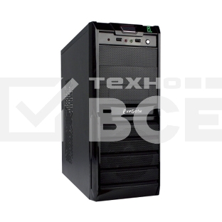 Компьютерный корпус Exegate EX278395RUS Miditower Exegate XP-329S Black, ATX, <XP350, Black,120mm>, 2*USB, Audio