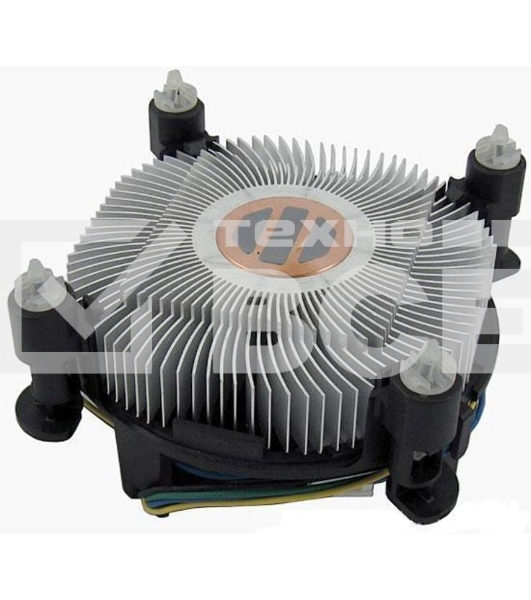 Кулер для процессора Intel Original E41759 серебристый 80мм алюминий  2800rpm 38db 4-pin 80W 45мм