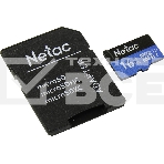 Флеш карта microSDHC 16GB Netac P500 <NT02P500STN-016G-R> (с SD адаптером) 80MB/s, фото5