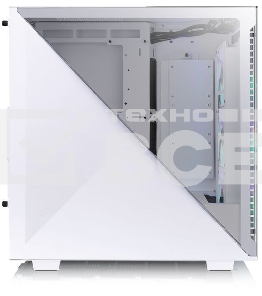 Компьютерный корпус Thermaltake Divider 300 TG ARGB белый без БП ATX 2x120mm 2xUSB3.0 audio front door bott PSU