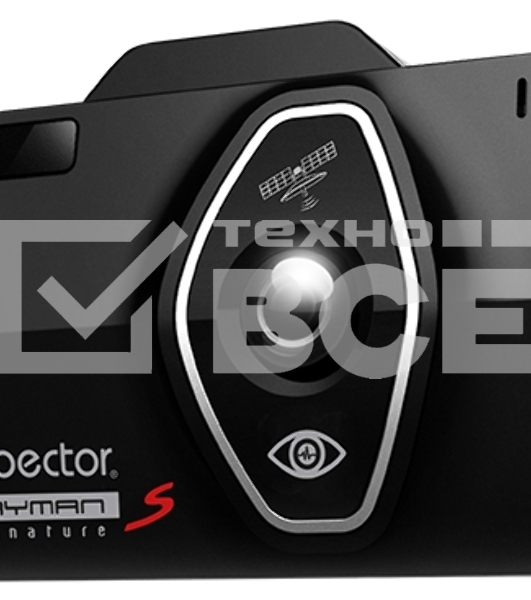Радар-детектор Inspector CAYMAN S signature Видеорегистратор GPS приемник G-сенсор черный
