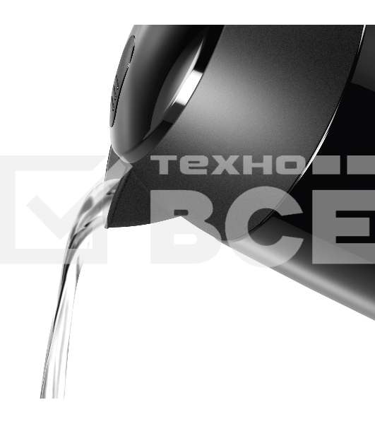 Чайник электрический Bosch TWK3P423 1.7л. 2400Вт черный (корпус: нержавеющая сталь)
