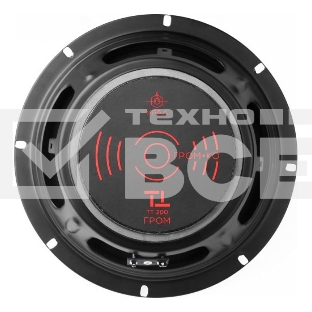 Колонки автомобильные Ural ТТ 200 ГРОМ (без решетки) 98дБ 4Ом 20 см (8дюйм) (ком.:2кол.) среднечастотные однополосные