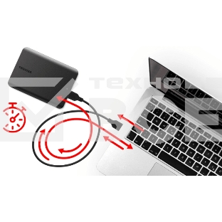 Внешний жесткий диск Toshiba Canvio Basics HDTB540EK3CA 4TB 2.5