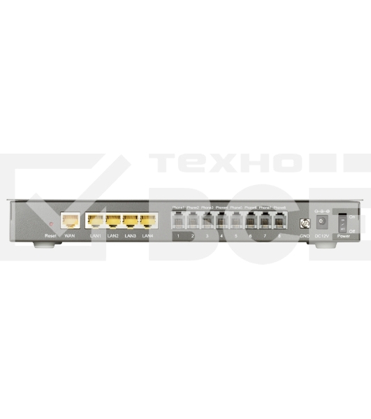 Интернет-телефония D-Link DVG-5008SG/A1A Голосовой шлюз с 8 FXS-портами, 1 WAN-портом 10/100/1000Base-T и 4 LAN-портами 10/1000Base-T