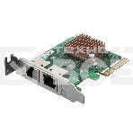 Сетевая карта QNAP QXG-2G2T-I225 2-port 2.5 GbE network expansion card, Controller I225-LM, PCIe Gen2 x2, 3 x Brackets included (Full-height, Low-profile and Specialized for QNAP NAS), фото2