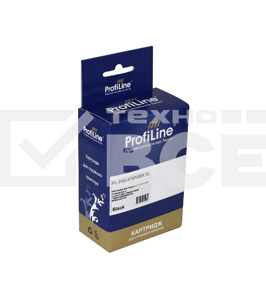 Струйный картридж PL-PGI-470PGBK XL для принтеров Canon PIXMA TS5040/TS6040/TS8040/TS9040/MG5740/MG6840/MG7740 с чернилами Black ProfiLine